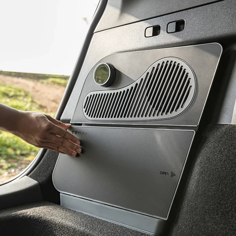 Tesla Model Y Car Refrigerator – 16L Portable Car Freezer with Adjustable Temperature & AI Control