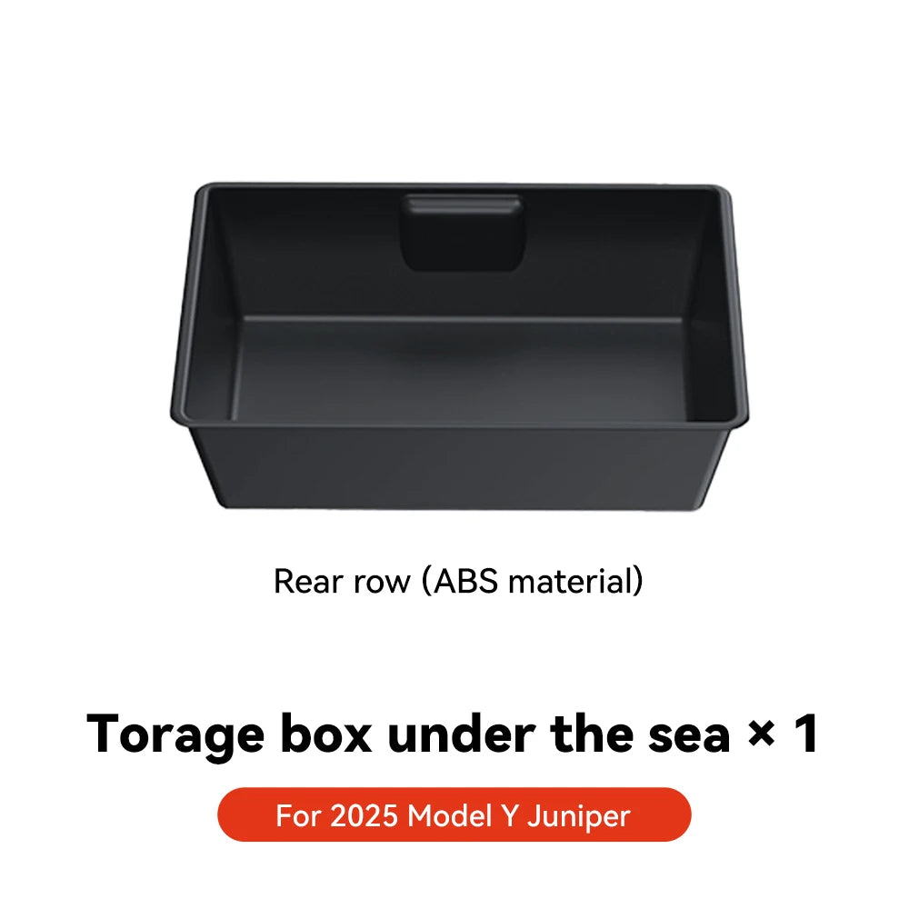 Tesla Model Y Under Seat Storage Box (2021–2024) – Driver & Passenger Side ABS Felt Organizer