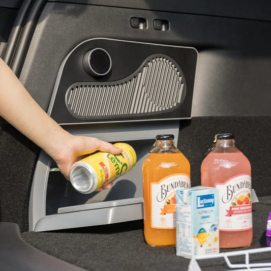 Tesla Model Y Car Refrigerator – 16L Portable Car Freezer with Adjustable Temperature & AI Control
