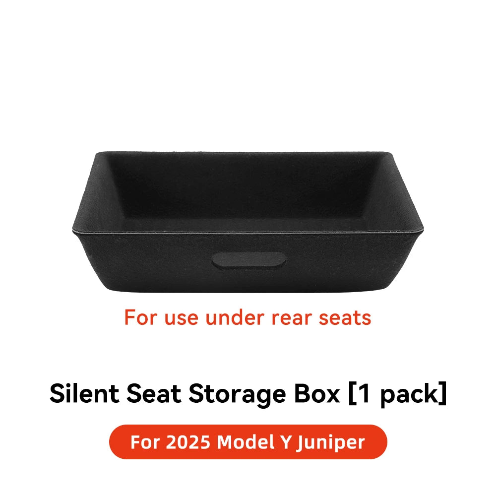Tesla Model Y Under Seat Storage Box (2021–2024) – Driver & Passenger Side ABS Felt Organizer