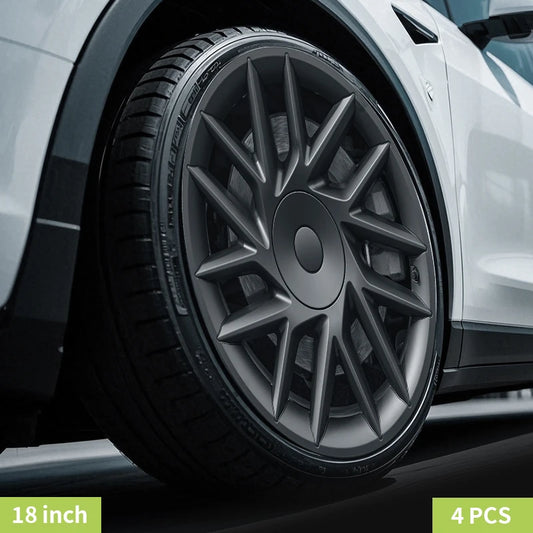 Tesla Model 3 Highland 2023-2025 Wheel Covers – 18 Inch Storm Style Hubcaps (Set of 4)