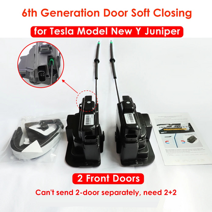 2025 Tesla Model 3/Y/Highland/Juniper Soft Close Door Kit – 4-Door Electric Suction System