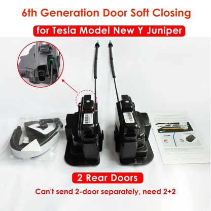 2025 Tesla Model 3/Y/Highland/Juniper Soft Close Door Kit – 4-Door Electric Suction System
