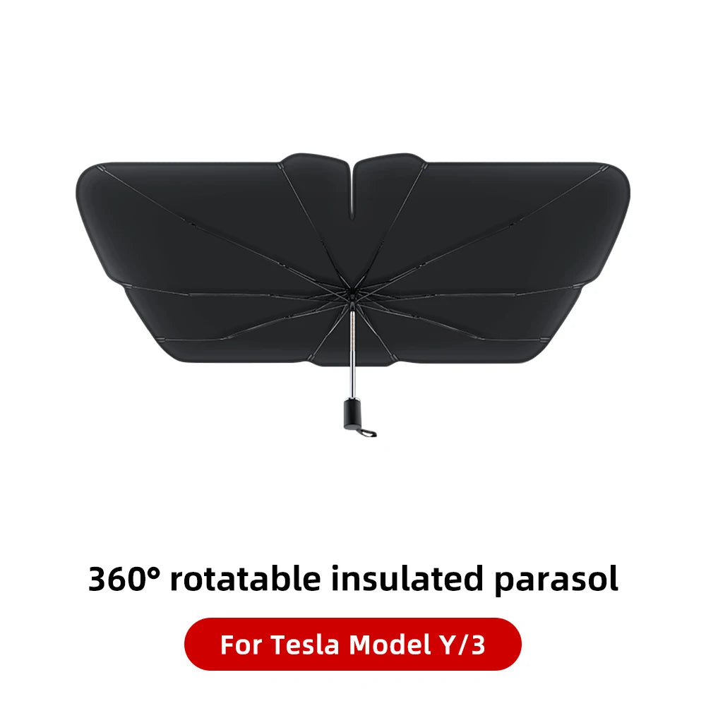 Tesla Model 3 & Y Highland 2021–2025 Magnetic Sunshade | Glass Roof & Sunroof Skylight Cover