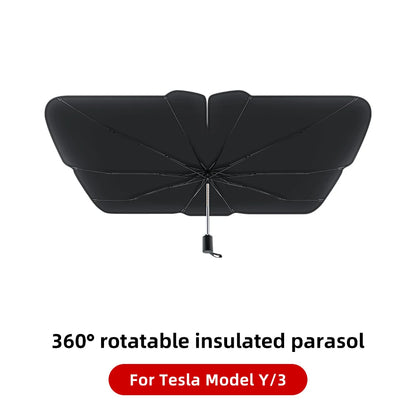 Tesla Model 3 & Y Highland 2021–2025 Magnetic Sunshade | Glass Roof & Sunroof Skylight Cover