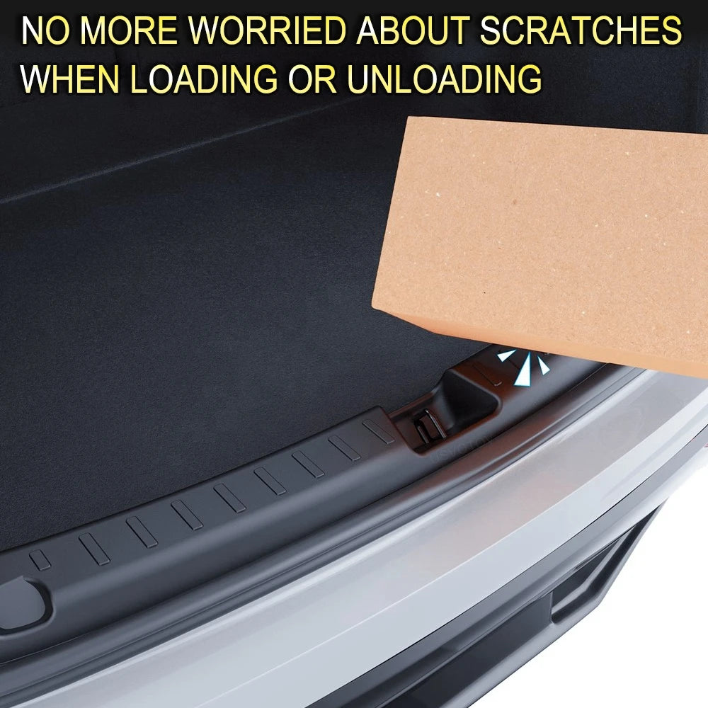 Tesla Model Y Juniper & Model 3 Highland Trunk Sill Guard – Rear Bumper Protector Cargo Mat (2024–2025)