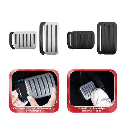 Tesla Model Y Juniper (2025 Launch) & Model 3 Highland (2017–2024) – Accelerator, Brake & Foot Rest Anti-Slip Pedal Covers