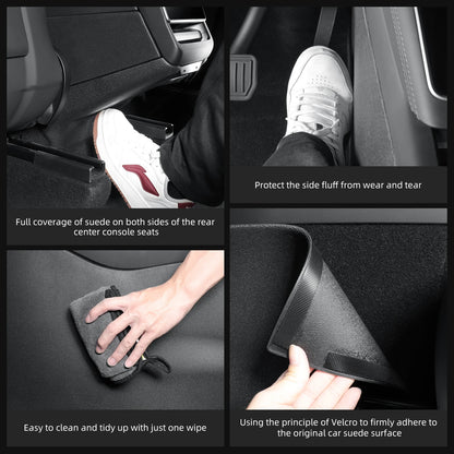Tesla Model Y Center Console Kick Pad – Protective Anti-Scratch Mat