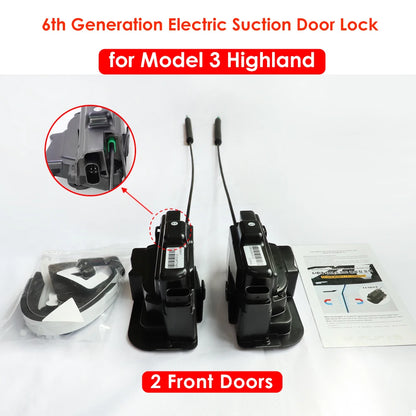 2025 Tesla Model 3/Y/Highland/Juniper Soft Close Door Kit – 4-Door Electric Suction System
