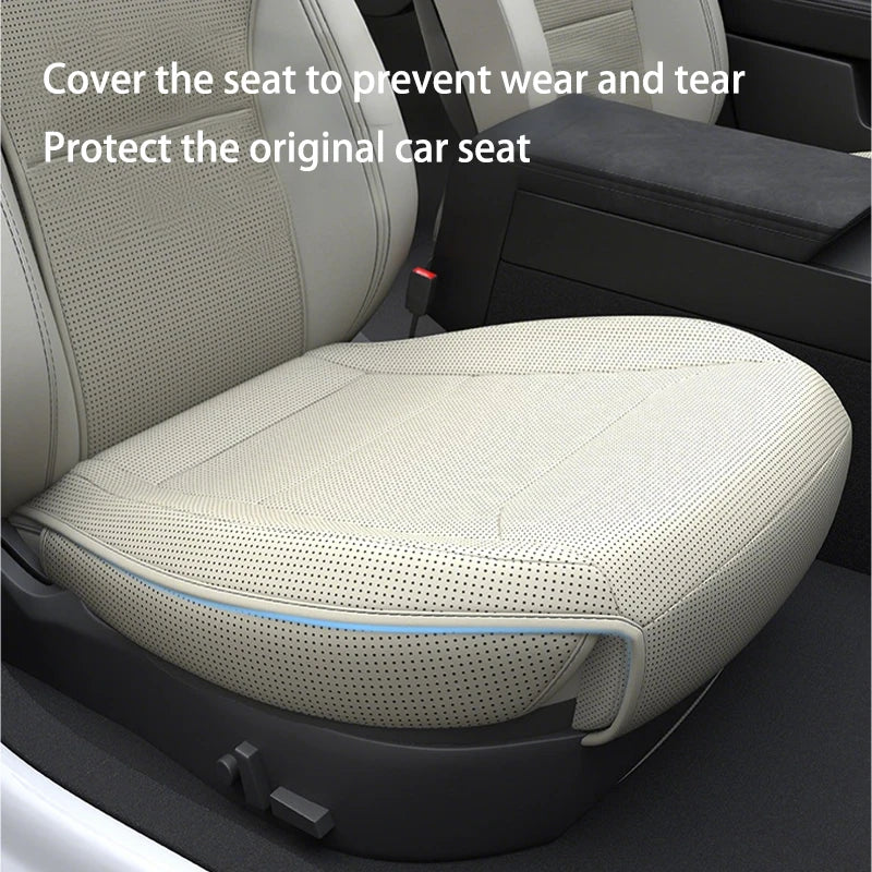 Tesla Model Y 2025 PU Seat Cushion – Breathable, Comfortable, Four Seasons Back Row Cover