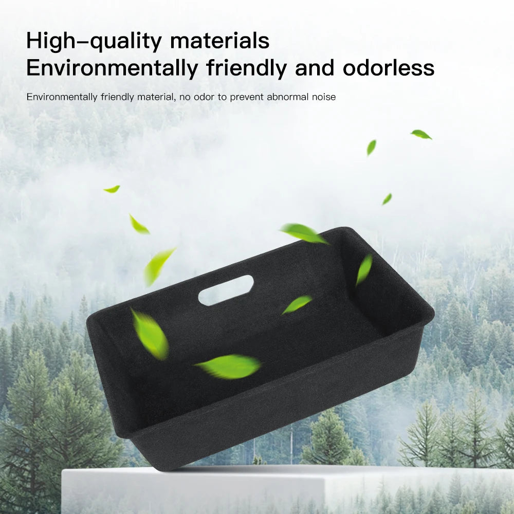 Tesla Model Y Under Seat Storage Box (2021–2024) – Driver & Passenger Side ABS Felt Organizer
