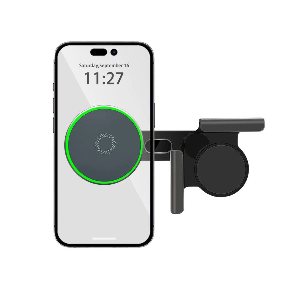 Tesla Model 3/Y Highland & Model Y 2025 Magnetic Car Phone Mount – 15W Magsafe Wireless Charger