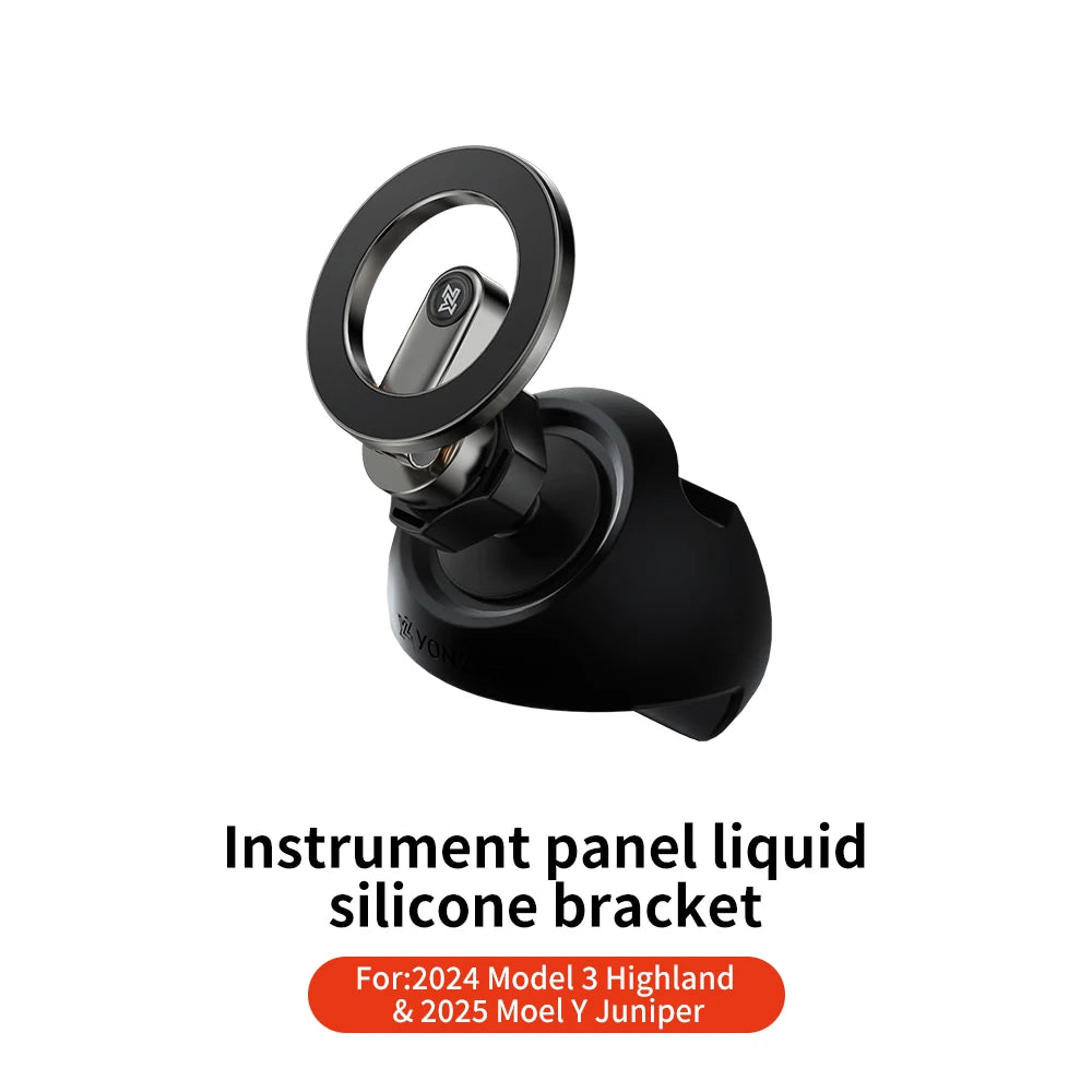 Tesla Model 3/Y (2023–2025) Magnetic Car Phone Holder – 360° Air Vent Mount Bracket