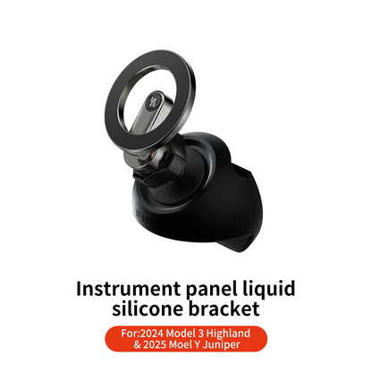 Tesla Model 3/Y (2023–2025) Magnetic Car Phone Holder – 360° Air Vent Mount Bracket