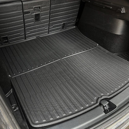 Trunk Mats for Tesla Model Y – All-Weather TPE Waterproof Non-Slip Cargo Liners (Front & Rear)