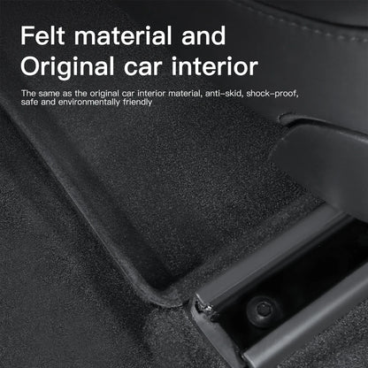 Tesla Model Y Under Seat Storage Box (2021–2024) – Driver & Passenger Side ABS Felt Organizer