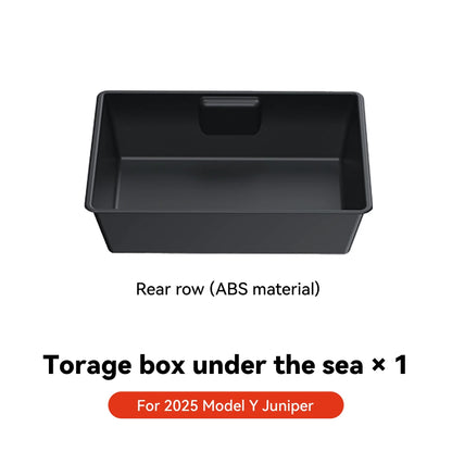 Tesla Model Y Under Seat Storage Box (2021–2024) – Driver & Passenger Side ABS Felt Organizer