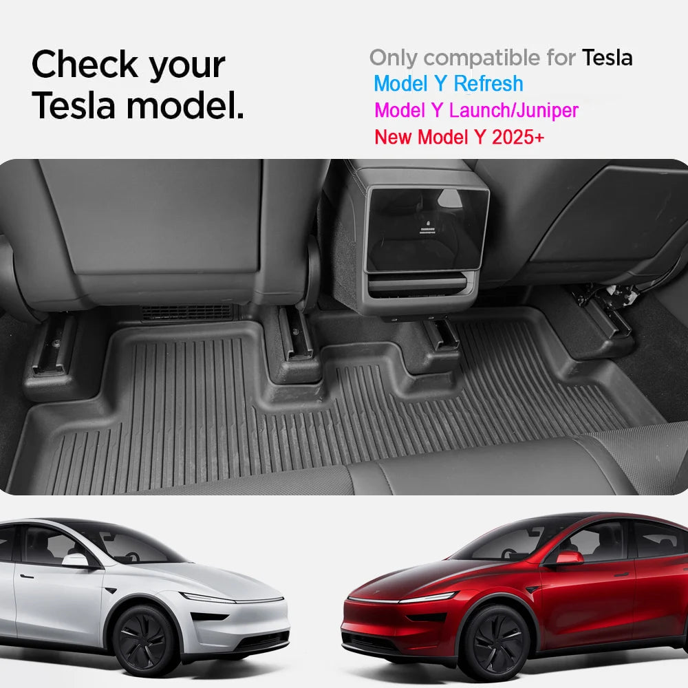 Tesla Model Y (2021–2025) Under Seat Corner Guard – TPE Slide Rail Protector Cover (Anti-Kick & Scratch-Resistant)