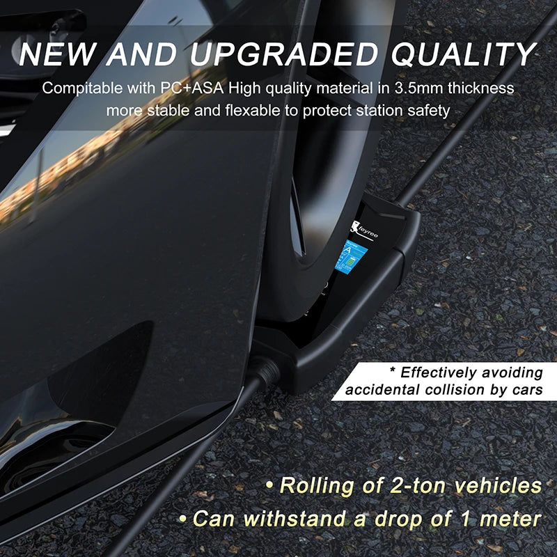 Portable EV Charger 3.5kW TS-NACS Plug with LCD Screen – Travel & Home Charging for Tesla