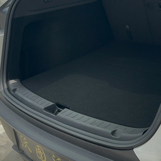 Tesla Model Y Juniper & Model 3 Highland Trunk Sill Guard – Rear Bumper Protector Cargo Mat (2024–2025)