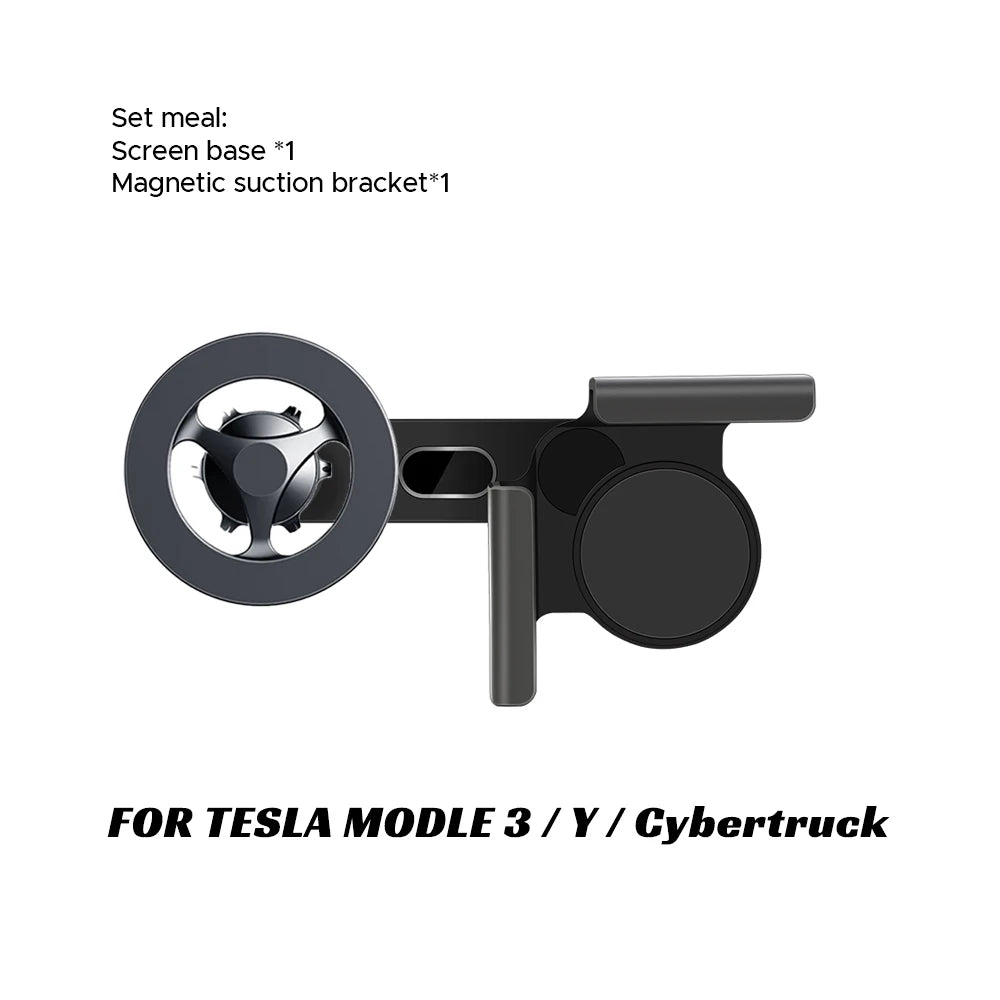 Tesla Model 3/Y Highland & Model Y 2025 Magnetic Car Phone Mount – 15W Magsafe Wireless Charger