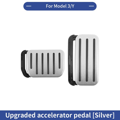 Tesla Model Y Juniper (2025 Launch) & Model 3 Highland (2017–2024) – Accelerator, Brake & Foot Rest Anti-Slip Pedal Covers