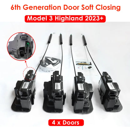 2025 Tesla Model 3/Y/Highland/Juniper Soft Close Door Kit – 4-Door Electric Suction System