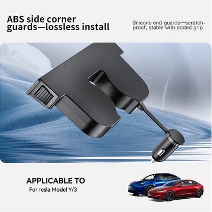 Tesla Model 3/Y Highland 2025 – 45W Fast Charging Console Expansion Dock with USB Hub