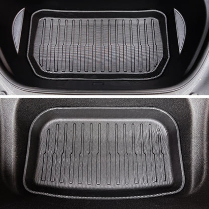 Trunk Mats for Tesla Model Y – All-Weather TPE Waterproof Non-Slip Cargo Liners (Front & Rear)