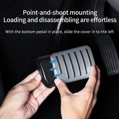 Tesla Model Y Juniper (2025 Launch) & Model 3 Highland (2017–2024) – Accelerator, Brake & Foot Rest Anti-Slip Pedal Covers