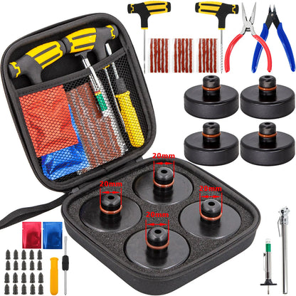 Tesla 20mm jack pad set with storage case and repair tool kit