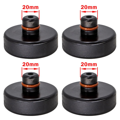 20mm rubber jack pad set for Tesla Model 3 and Model Y battery protection