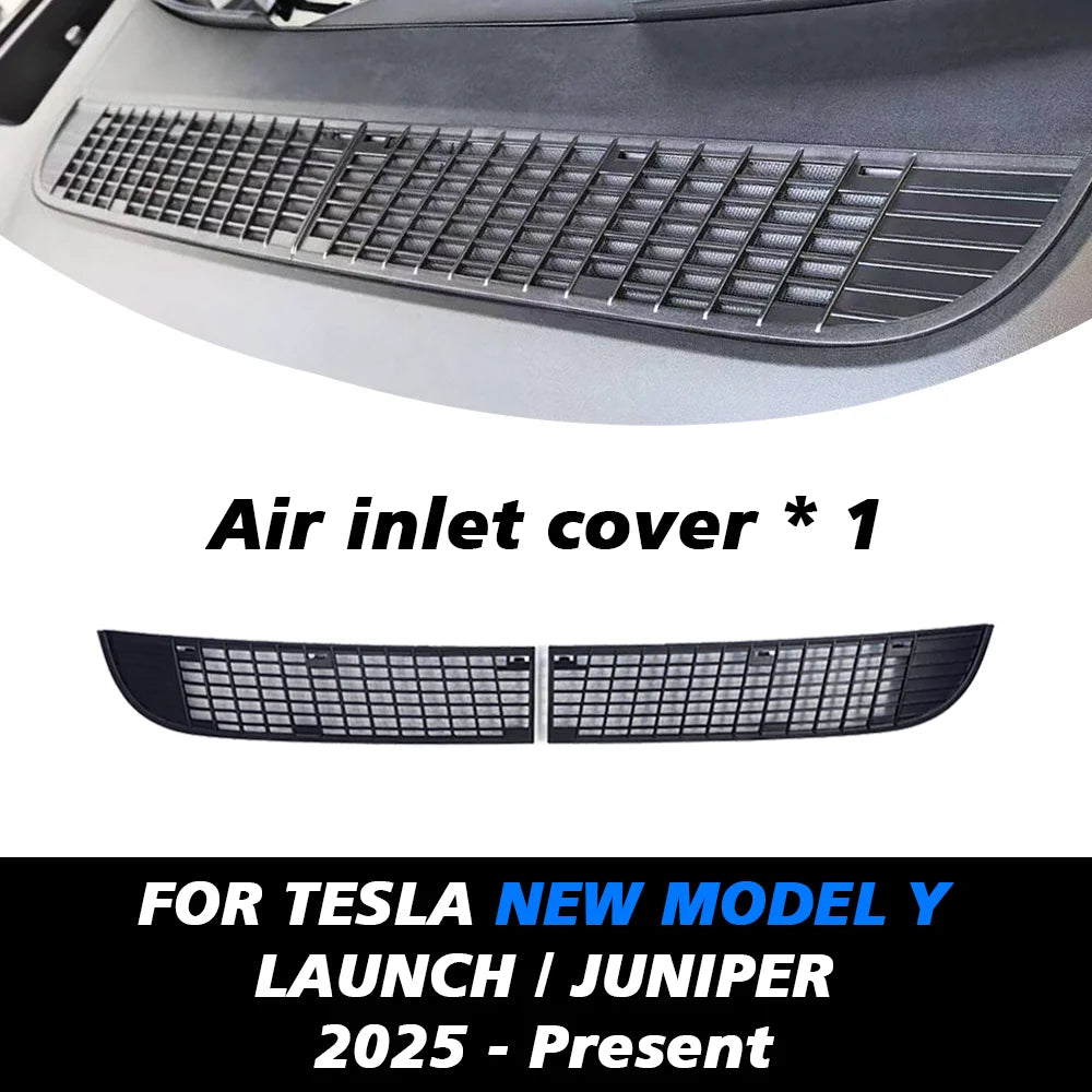 Tesla Model Y 2025 air inlet cover – dustproof and insect proof mesh protector