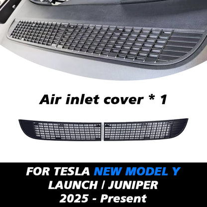Tesla Model Y 2025 air inlet cover – dustproof and insect proof mesh protector