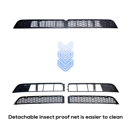 Tesla Model Y 2025 detachable grille mesh cover – easy to clean insect proof net