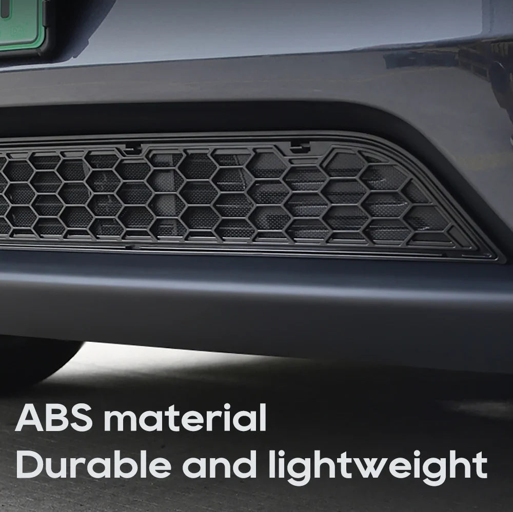 Tesla Model Y 2025 grille mesh cover made of durable ABS material