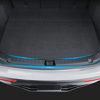 Tesla Model Y and Model 3 trunk sill guard cargo mat – TPE rear bumper protector, anti-scratch design
